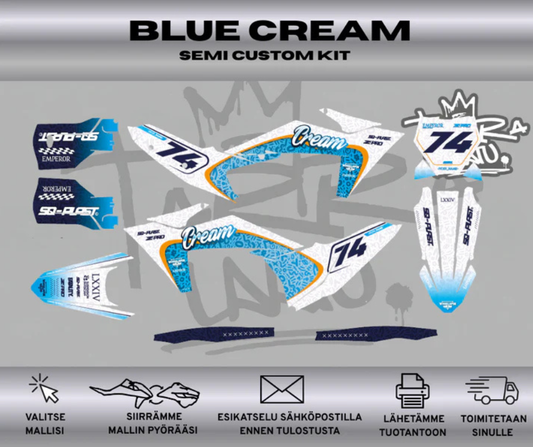 BLUE CREAM KTM SX/SX-F XC/XC-F 2023-2024 Tarrasarja