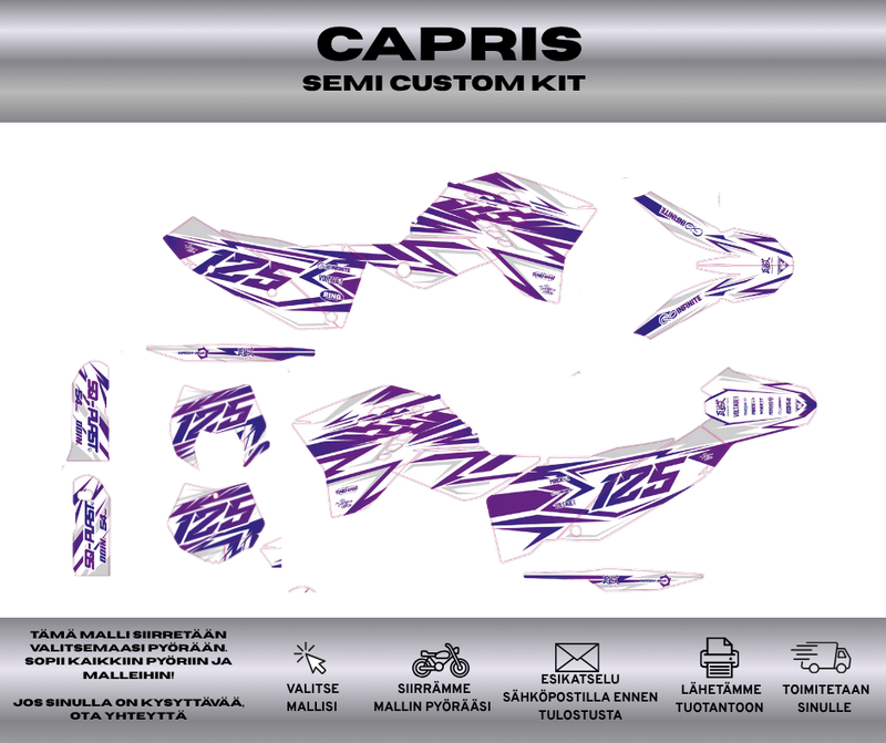 CAPRIS KTM EXC / EXC-F / SX / SX-F (2008-2011) Tarrasarja