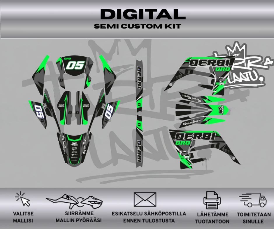 DIGITAL Derbi 50 2018-2021 Tarrasarja