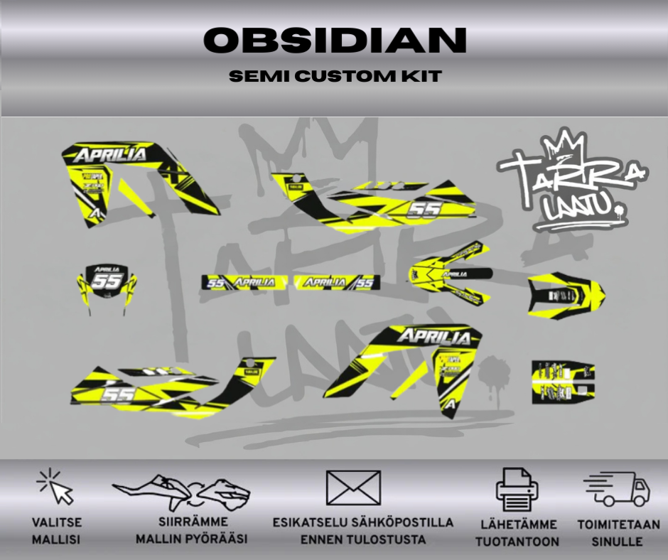 OBSIDIAN Aprilia 50 RX / SX 2006 – 2017 Tarrasarja