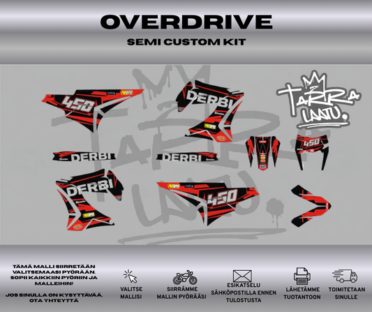 OVERDRIVE Derbi TNT 50 Tarrasarja