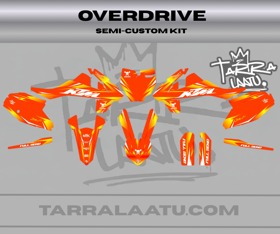 OVERDRIVE KTM SX 65 2016 - 2023 Tarrasarja