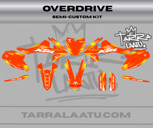 OVERDRIVE KTM SX 65 2016 - 2023 Tarrasarja