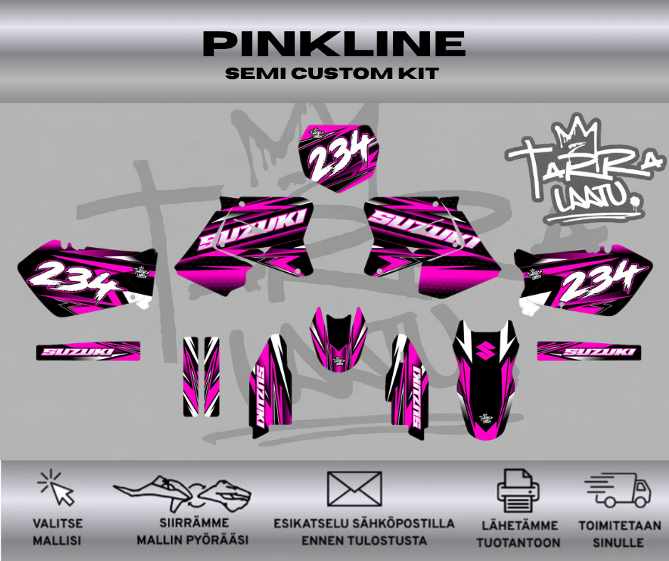PINKLINE Suzuki RM 125-250 2001-2008 Tarrasarja