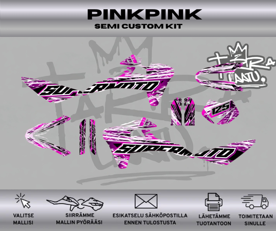 PINKPINK Fantic 50 & 125 2017-2020 Tarrasarja