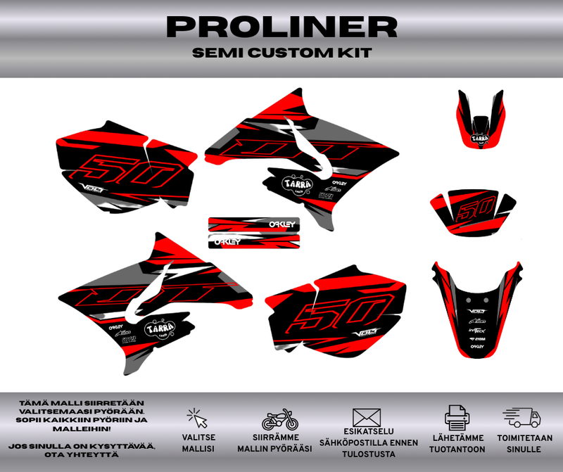 PROLINER Yamaha DT 50 Tarrasarja