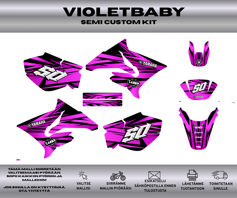 VIOLETBABY Yamaha DT 50 Tarrasarja