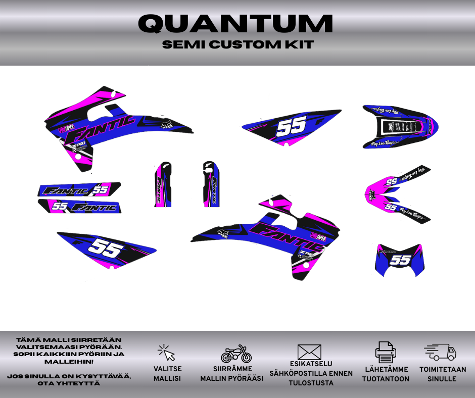 QUANTUM Fantic 50 & 125 2017-2020 Tarrasarja
