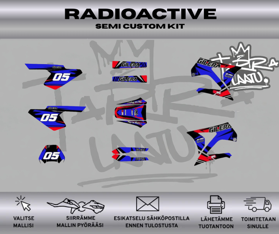 RADIOACTIVE Gilera RCR SMT Ennen 2011 Tarrasarja