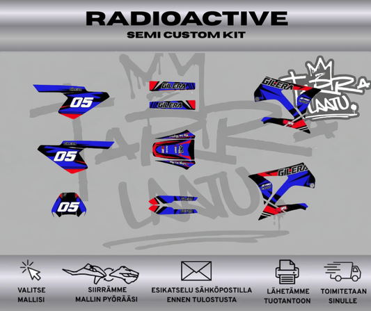 RADIOACTIVE Gilera RCR SMT Ennen 2011 Tarrasarja