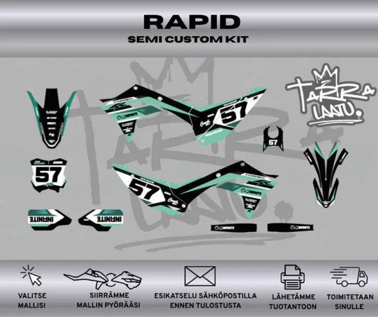 RAPID Kawasaki KX450 2024-2026 KX250 2025-2026 Tarrasarja