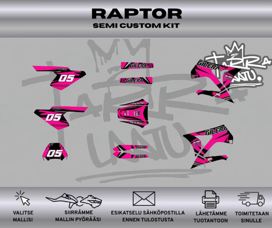 RAPTOR Gilera RCR SMT Ennen 2011 Tarrasarja