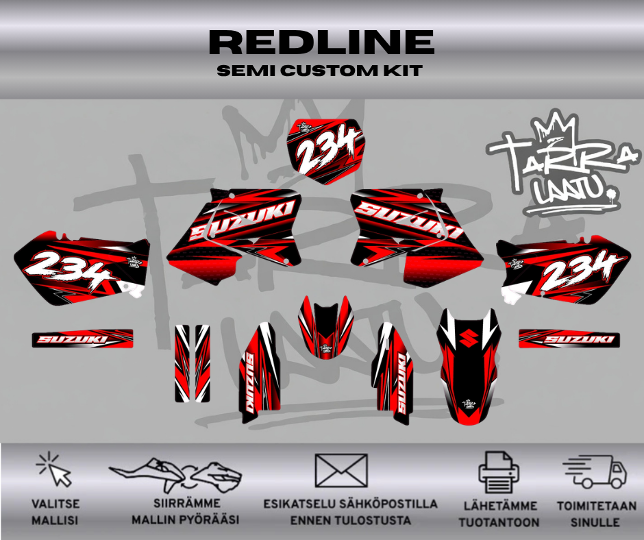 REDLINE Suzuki RM 125-250 2001-2008 Tarrasarja