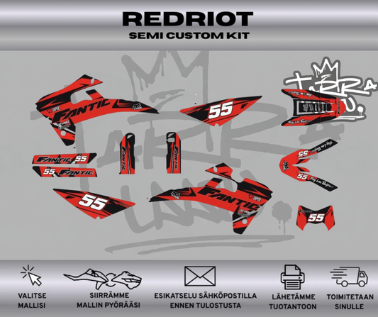 REDRIOT Fantic 50 & 125 2017-2020 Tarrasarja