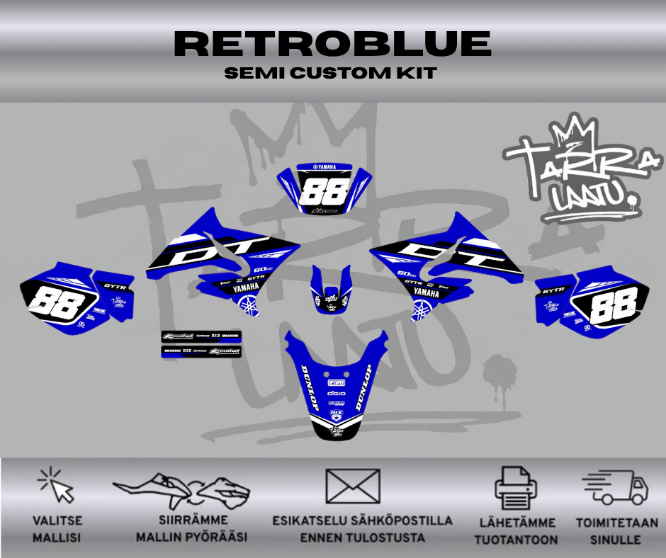 RETROBLUE Yamaha DT 50 Tarrasarja