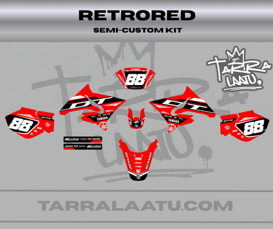 RETRORED Yamaha DT 50 Tarrasarja