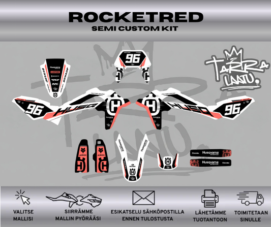 ROCKETRED Husqvarna WR 125 2008-2013 Tarrasarja