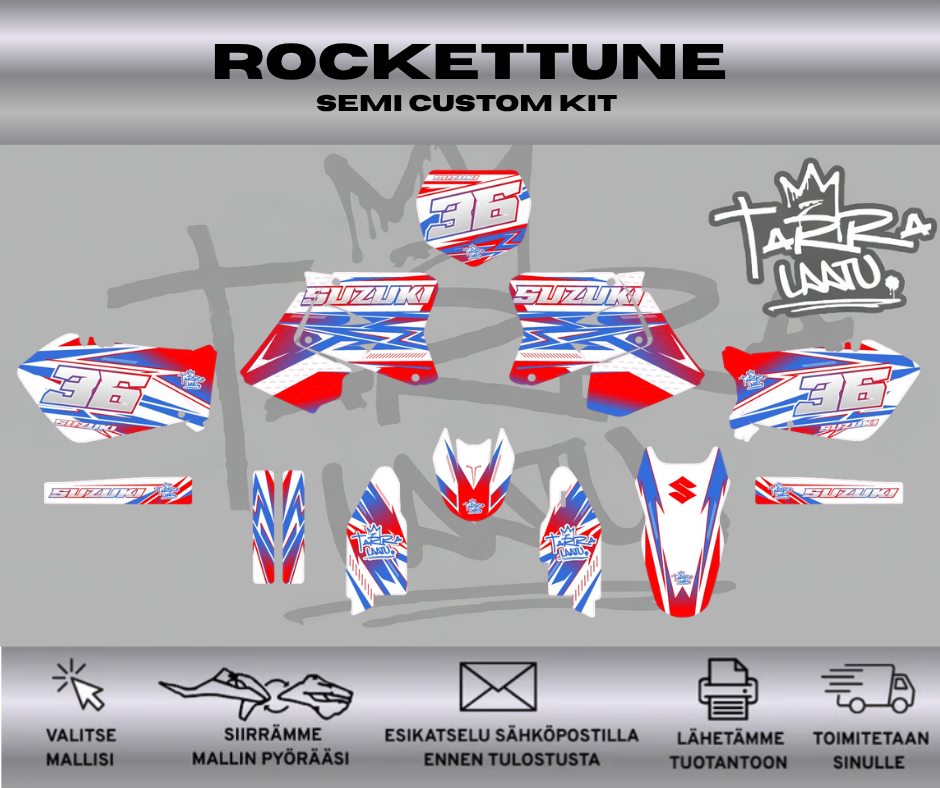 ROCKETTUNE Suzuki RM 125-250 2001-2008 Tarrasarja