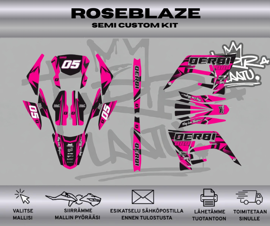 ROSEBLAZE Derbi 50 2018-2021 Tarrasarja