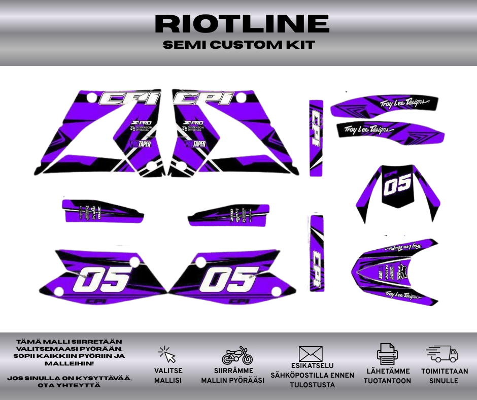 RIOTLINE CPI SM/SX 50 Tarrasarja