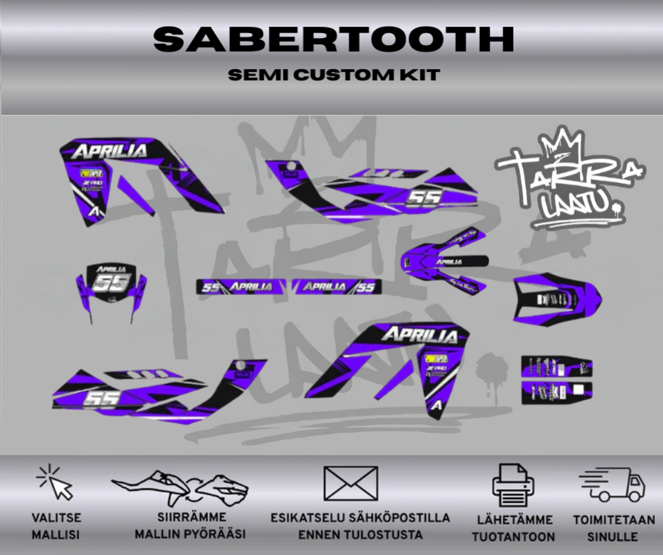 SABERTOOTH Aprilia 50 RX / SX 2006 – 2017 Tarrasarja