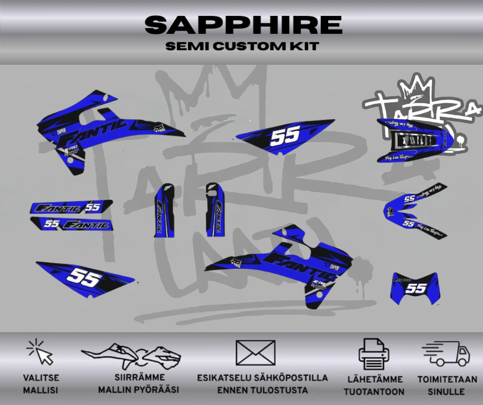 SAPPHIRE Fantic 50 & 125 2017-2020 Tarrasarja