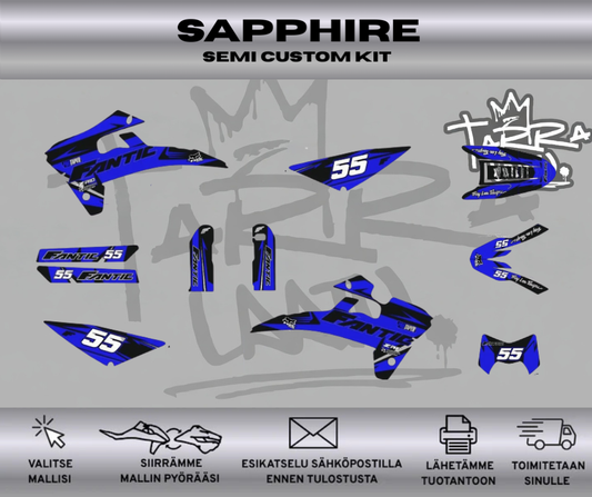SAPPHIRE Fantic 50 & 125 2017-2020 Tarrasarja