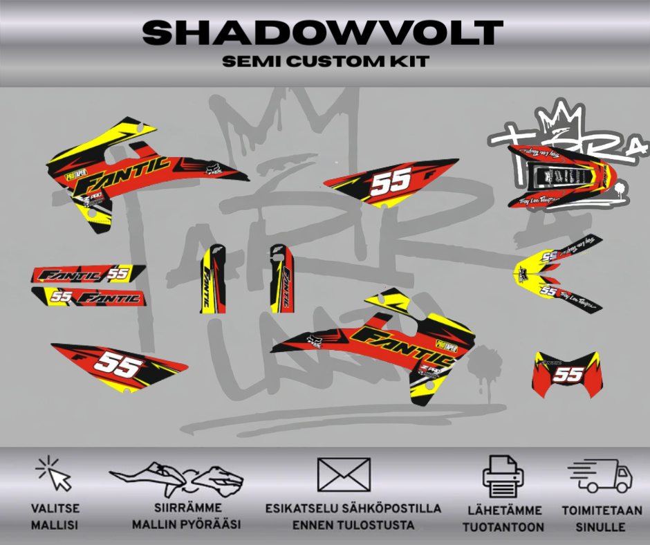 SHADFOWVOLT Fantic 50 & 125 2017-2020 Tarrasarja