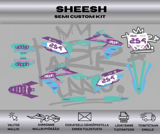 SHEESH Suzuki RMZ 250 2019-2026 RMZ 450 2018- 2026 tarrasarja