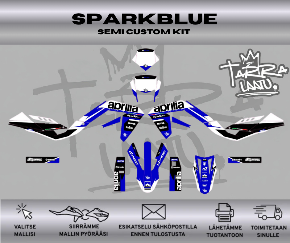 SPARKBLUE Aprilia 50 RX / SX 2006 – 2017 Tarrasarja