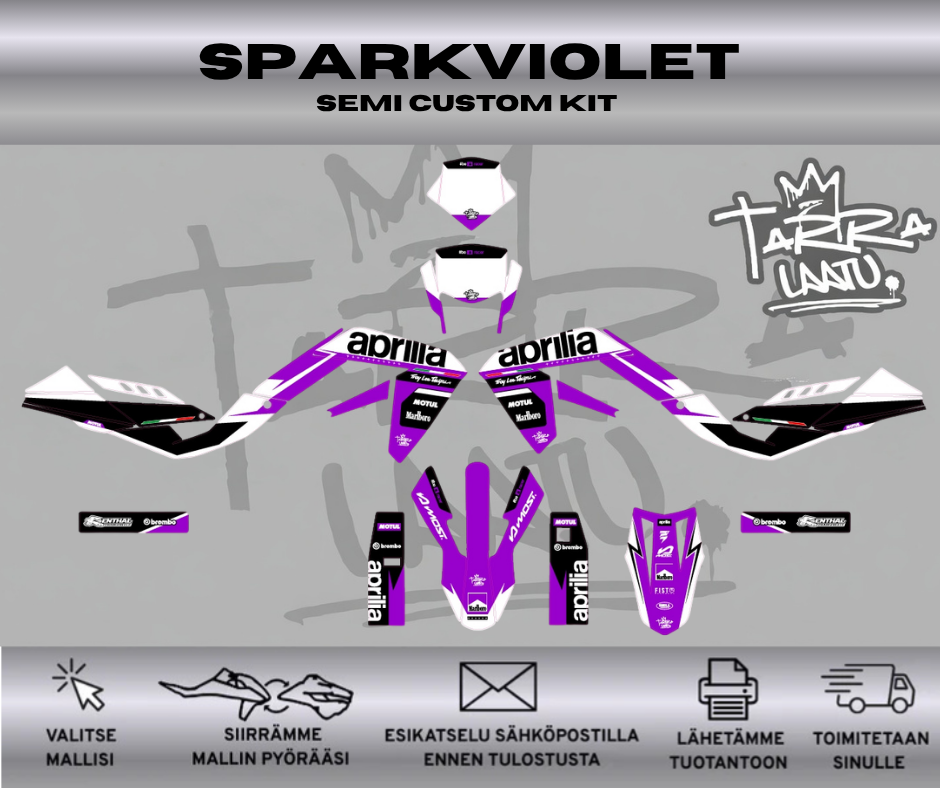 SPARKVIOLET Aprilia 50 RX / SX 2006 – 2017 Tarrasarja