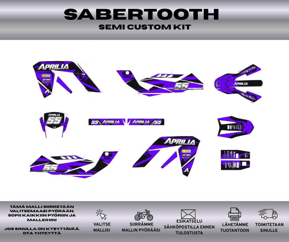 SABERTOOTH Aprilia 50 RX / SX 2006 – 2017 Tarrasarja