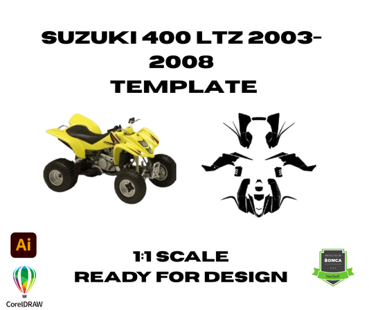 Suzuki 400 LTZ 2003-2008 Template