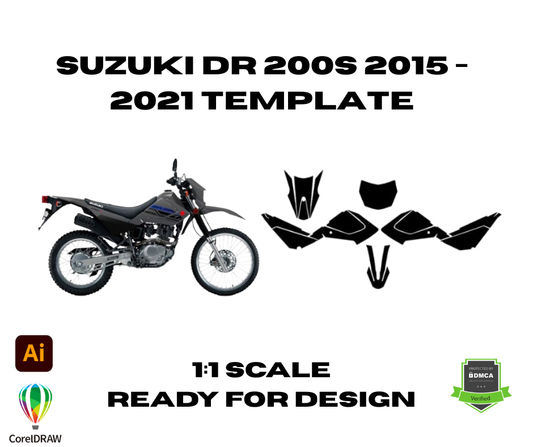 Suzuki DR 200S 2015 - 2021 Template