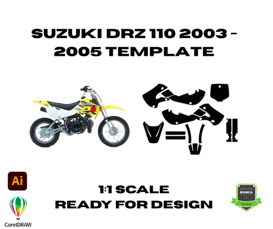 Suzuki DRZ 110 2003 - 2005 Template