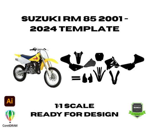 Suzuki RM 85 2001 - 2024 Template