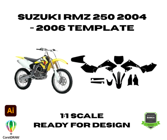 Suzuki RMZ 250 2004 - 2006 Template