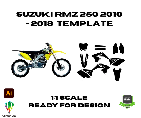 Suzuki RMZ 250 2010 - 2018 Template