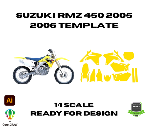 Suzuki RMZ 450 2005 2006 Template