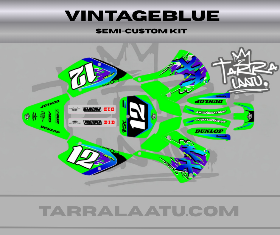 VINTAGEBLUE kawasaki KX 85 2001-2013 Tarrasarja