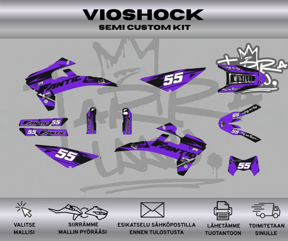 VIOSHOCK Fantic 50 & 125 2017-2020 Tarrasarja