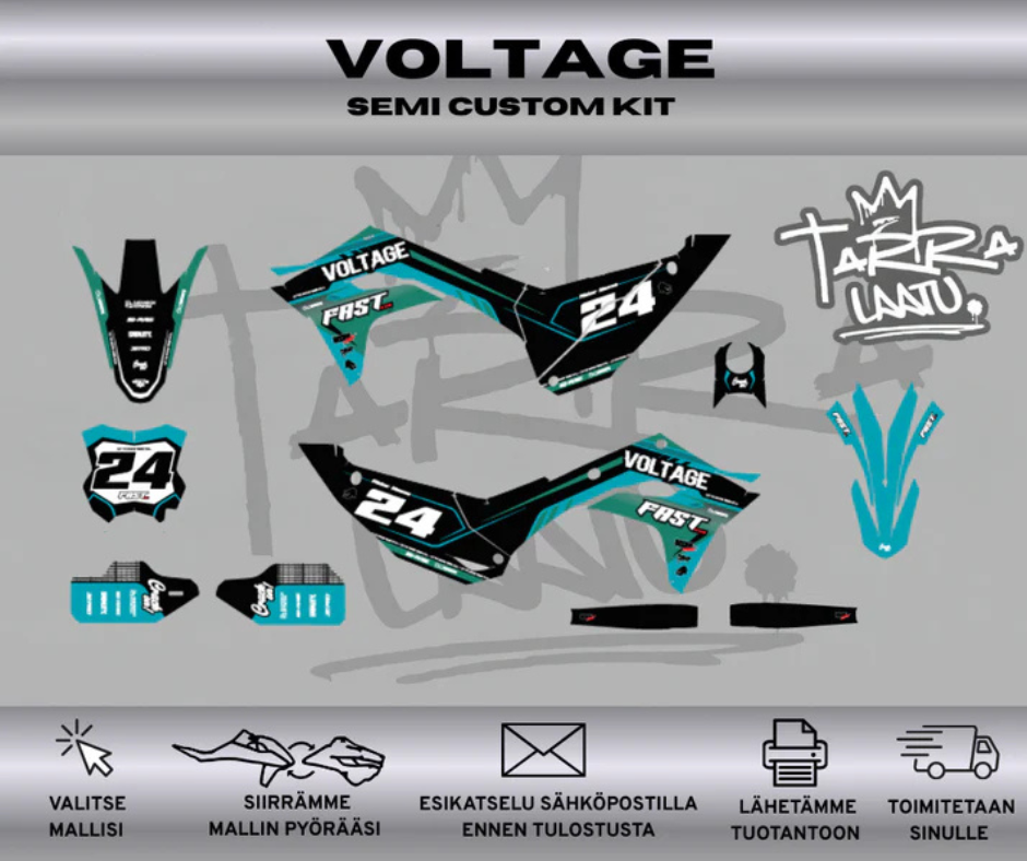 VOLTAGE Kawasaki KX450 2024-2026 KX250 2025-2026 Tarrasarja