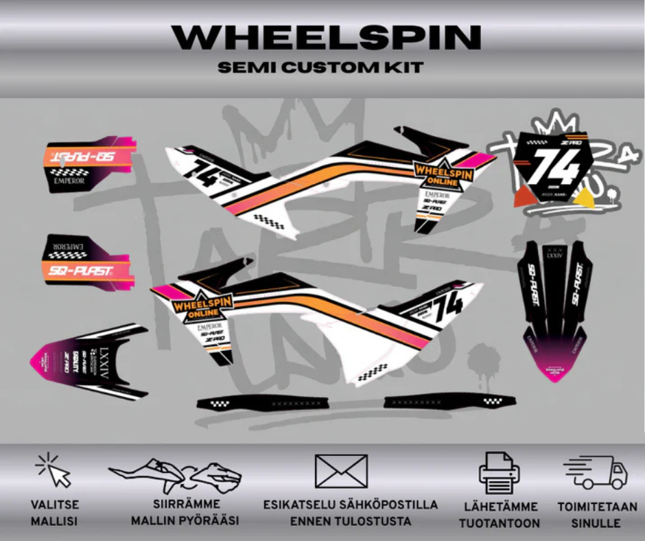 WHEELSPIN KTM SX/SX-F XC/XC-F 2023-2024 Tarrasarja