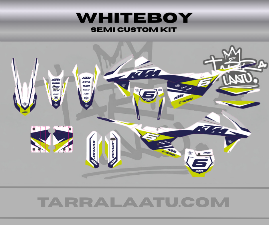 WHITEBOY KTM EXC / XC / XCF 2017-2019 Tarrasarja