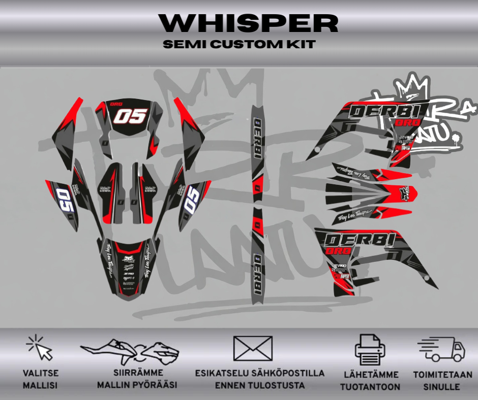 WISHPER Derbi 50 2018-2021 Tarrasarja