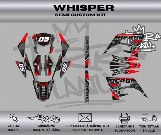 WISHPER Derbi 50 2018-2021 Tarrasarja