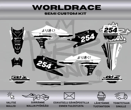 WORLDRACE YAMAHA YZf 450 2018-2022 & Yamaha YZf 250 2019-2023 Tarrasarja