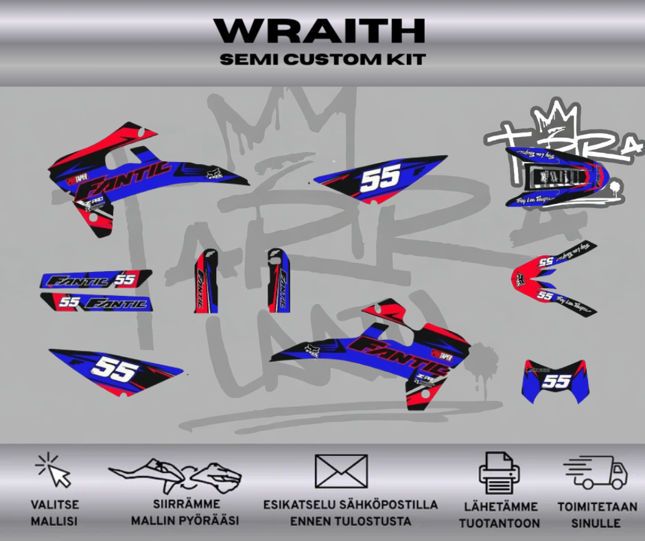 WRAITH Fantic 50 & 125 2017-2020 Tarrasarja