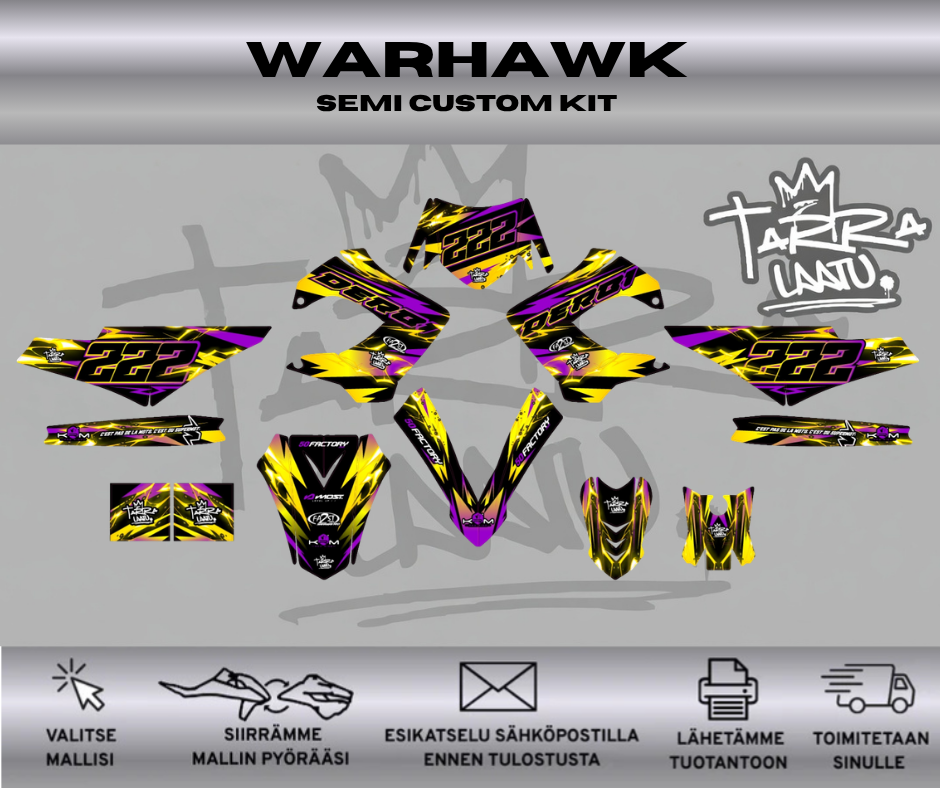 WARHAWK Derbi TUN’R / Toxik 50 Tarrasarja