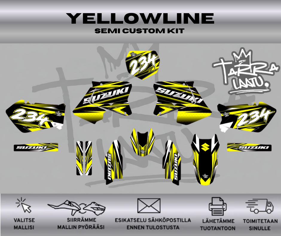 YELLOWLINE Suzuki RM 125-250 2001-2008 Tarrasarja